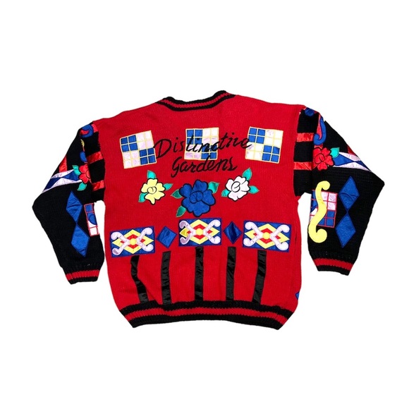 Absolutely NO! Jeans “Distinctive Gardens” sweater / cardigan. - Picture 1 of 2